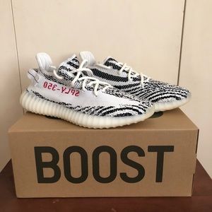 BN Yeezy Boost 350 Zebra